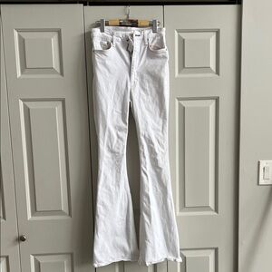 rag & bone White Flare Jeans
